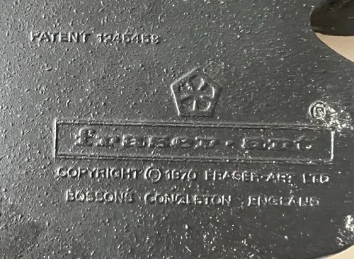 Fraser Art Osprey Fishin Hawk Bossons 1970 Sculpture Rare Vintage Wall Plaque #6 - Picture 13 of 15