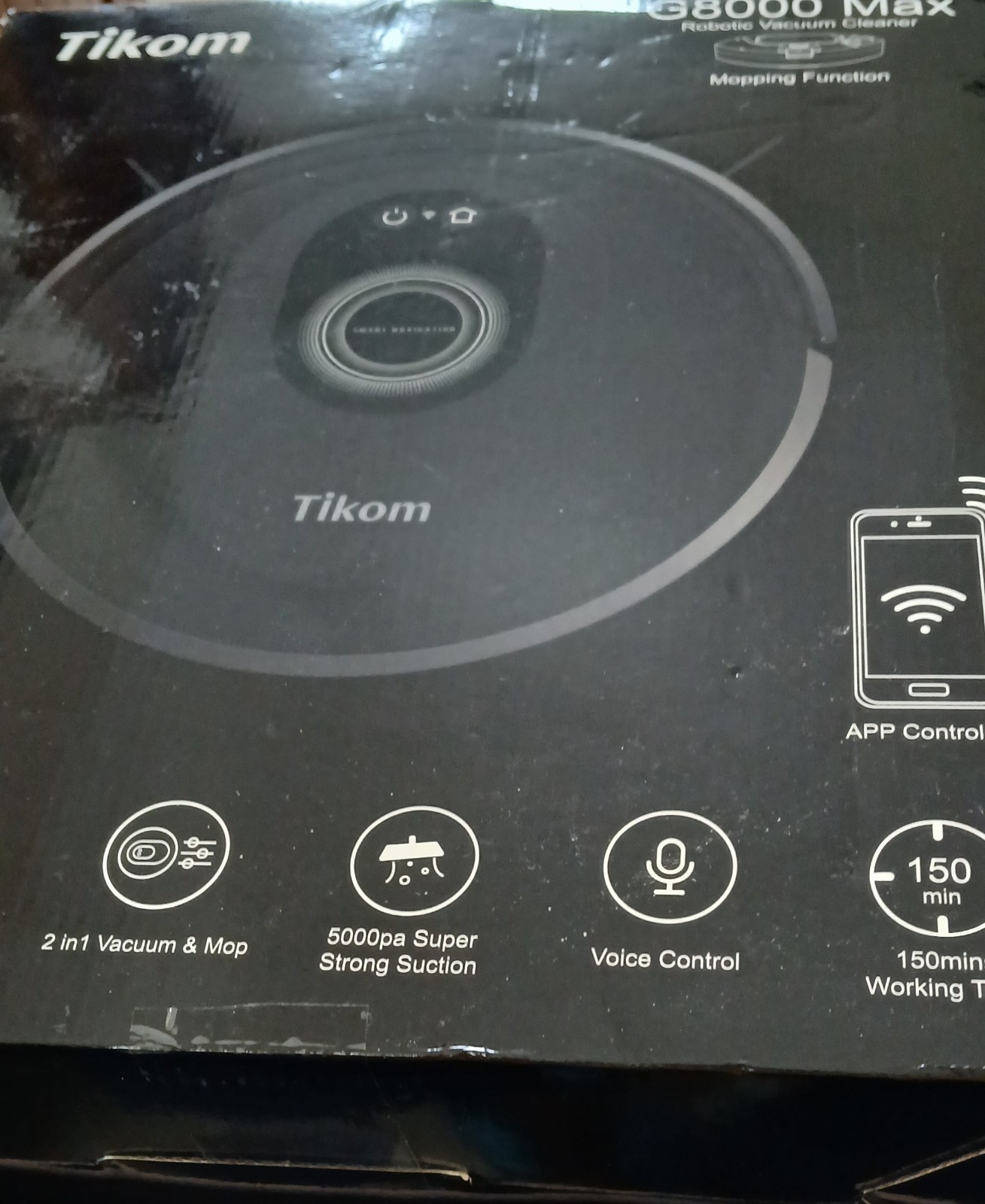 Robot Vacuum Mop Combo G8000 App Remote Control