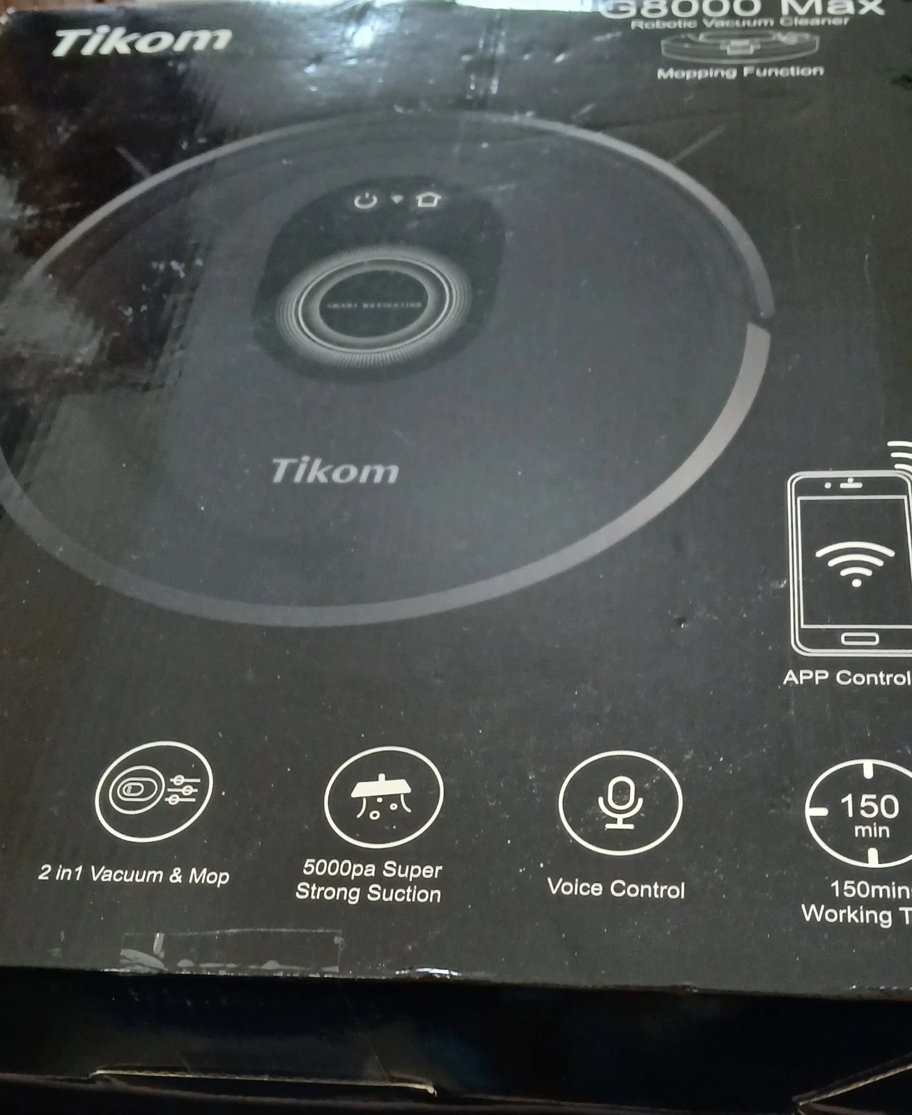 New Robot Vacuum & Mop Combo G8000, App & Remote Control, Self-Charge