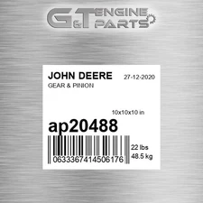 AP20488 GEAR & PINION fits JOHN DEERE (Surplus Open Box)
