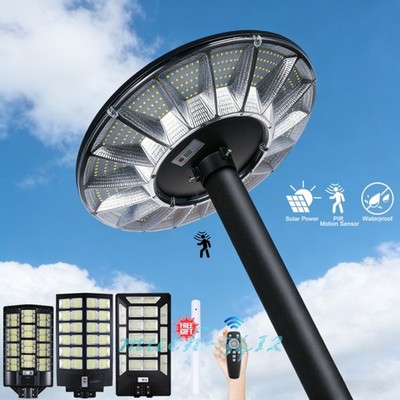 11000W Commercial Solar Street Light LED Outdoor Dusk to Dawn Super Bright Lamp