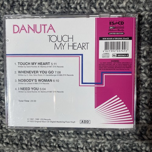 Danuta Cd Touch My Heart 1987-1989 - Foto 2 di 3