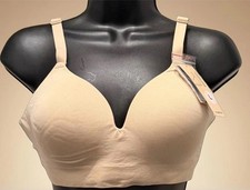 NWT Truekind/Shapermint Women's Supportive Comfort Wireless Bra Nude Size L