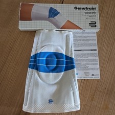 Bauerfeind GenuTrain Active Knee Support Size VI Unisex Adult White Brace