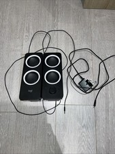 Logitech Z200 2.0 Black PC Computer Speaker System Multimedia