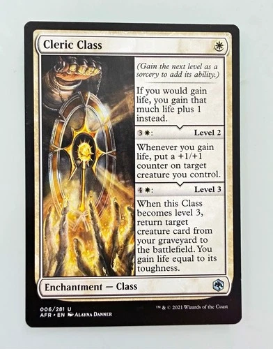 Wizards of the Coast Cleric Class 006/281 AFR Uncommon White Regular EN - product listing photo