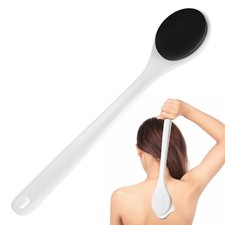 Lotion Applicator for Back - Long Handled Sponge Easy White
