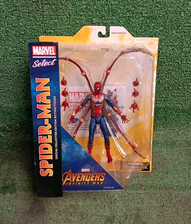 Marvel Select Iron SPIDER-MAN Avengers Infinity War 7" Scale Figure Diamond Toys