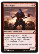 Valor Singer 165 Nm Forgotten Realms Afr Magic Mtg