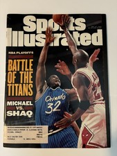 Michael Jordan Sports Illustrated Battle of the Titans May 22 1995 Shaq