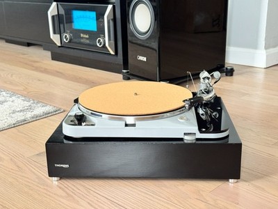 RESTORED Vintage Turntable Thorens TD 124 MKII + SME3009 SHURE V15 ~LOOK~