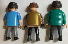 Playmobil,LOT OF 3 MALE FIGURES,BAD GUYS,NEW