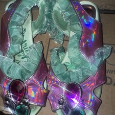 Disney Store Ariel Costume Shoes Princess Girls The Little Mermaid