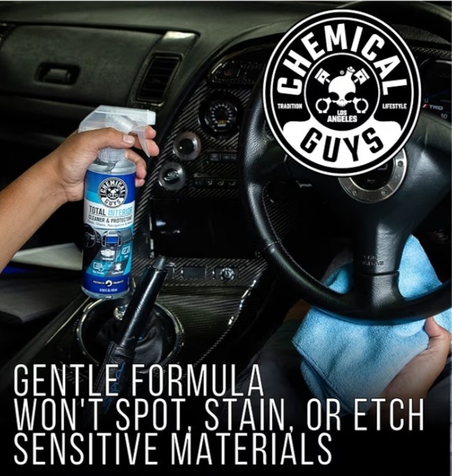 Chemical Guys Total Interior Cleaner Protectant Leather VinylPlasticRubber Glass