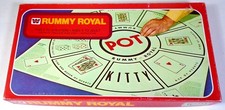 1973 Whitman Rummy Royal Mat Game Sheet - Great Condition