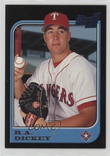 RA Dickey #81 1997 Bowman card
