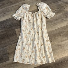 Reformation Robles Linen Mini Dress in Mildred Floral Size 10