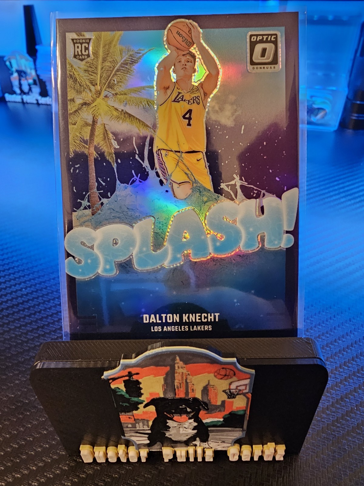 Dalton Knecht 2024-25 Panini Donruss Optic RC Purple Holo Splash Rookie #12 