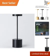 Cordless Rechargeable LED Table Lamp 5000mAh Dimmer Outdoor Indoor Portable