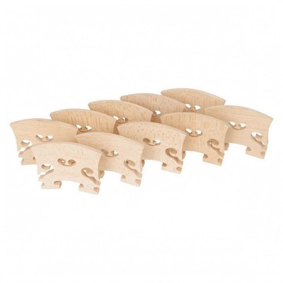 10 Pieces Ahorn-Geigensteg Gebogene Form Geigensteg aus Ahorn Sichtbare