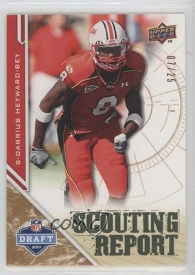 2009 Upper Deck Draft Edition Copper 7/25 Darrius Heyward-Bey Rookie RC 0nr3