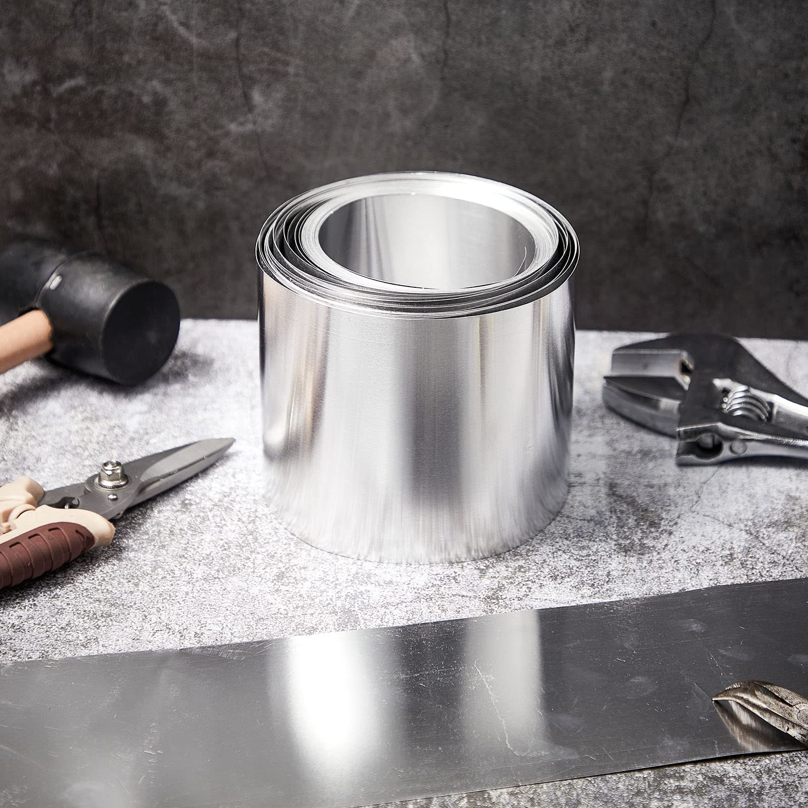 4'' x 50' Aluminum Roll Flashing for Roof and Garden, Prevents Roofing Stains...