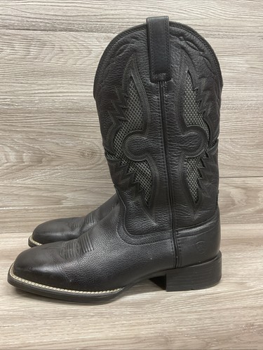 Ariat Solado VentTEK Men's Western Boots Black Size 11 D Pull-On - Picture 6 of 12