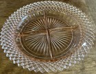 Anchor Hocking Pink Depression Glass Miss America 4 Part Divided Relish — photo 1