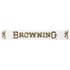 Browning 38x4double Buckmark Windshield Decal- Mocgold