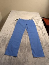 Polo Ralph Lauren Pants Mens 32x32 Blue Stretch Straight Fit Chino Casual