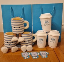 Rare! Exclusive Sticker and Jellycat Rosie Lea Mug Of Tea Bundle BNWT!