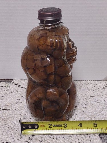 Rare Shonfeld’s Glass Sculpted Monkey Bottle Kitchen Decor Food Art - Picture 9 of 10