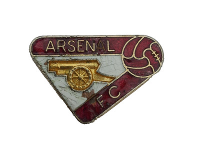 FÜR ERSATZTEILE ODER REPARATUR - VINTAGE 1970er/80er ARSENAL FOOTBALL ABZEICHEN von COFFER LONDON