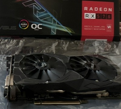 ASUS ROG Strix Radeon RX 570 OC Edition 4GB Graphics Card