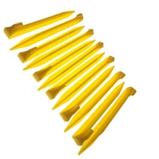 Best 9 Inch Plastic Tent Stakes -12 pcs Heavy Duty and Larger Durable Pegs Spike
