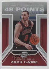 2019-20 Panini Contenders Optic Playing the Numbers Game Zach LaVine #8 fm0