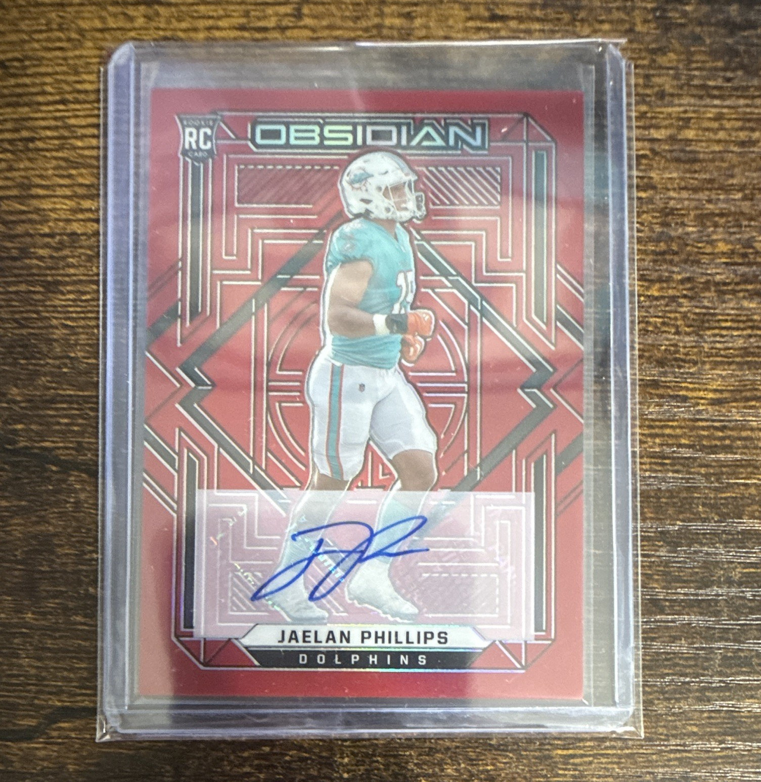 Jaelan Phillips Panini Obsidian #166 Autograph