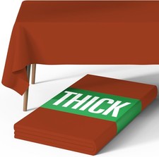 Rectangle Table Cloth 60" x 84" Durable Polyester Tablecloth Offers Reusable