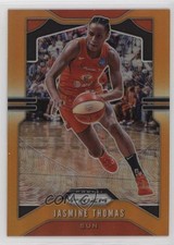 2020 Panini Prizm WNBA Orange Prizm 24/65 Jasmine Thomas #7 0xw9