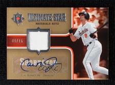 2007 Ultimate Collection Star Materials 9/15 Cal Ripken Jr #SM-CR Auto HOF 7xr