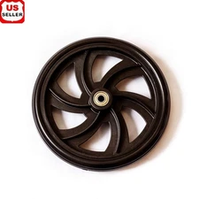 8 Inch Replacement Wheels Rollators Wheel Assembly W/ Bearings 2 Count New