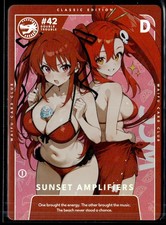 Otaku Box Limited Edition Collectible Card  #42 Sunset Amplifiers