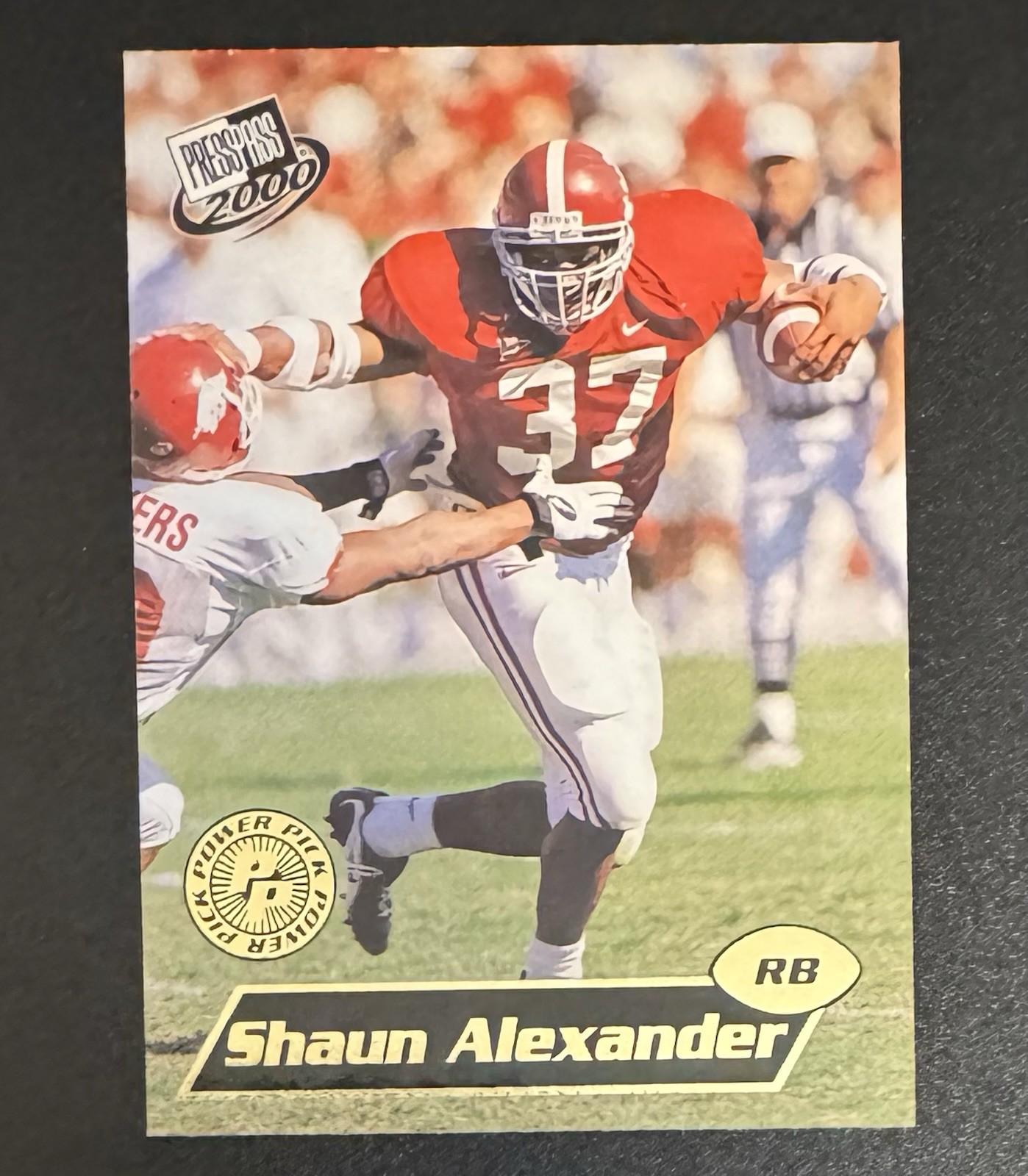 Shaun Alexander 2000 Press Pass ROOKIE Power Pick #PP8 - Alabama