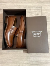 Florsheim Rucci Men's Cognac Dress Shoes Size 10.5M Brown Leather