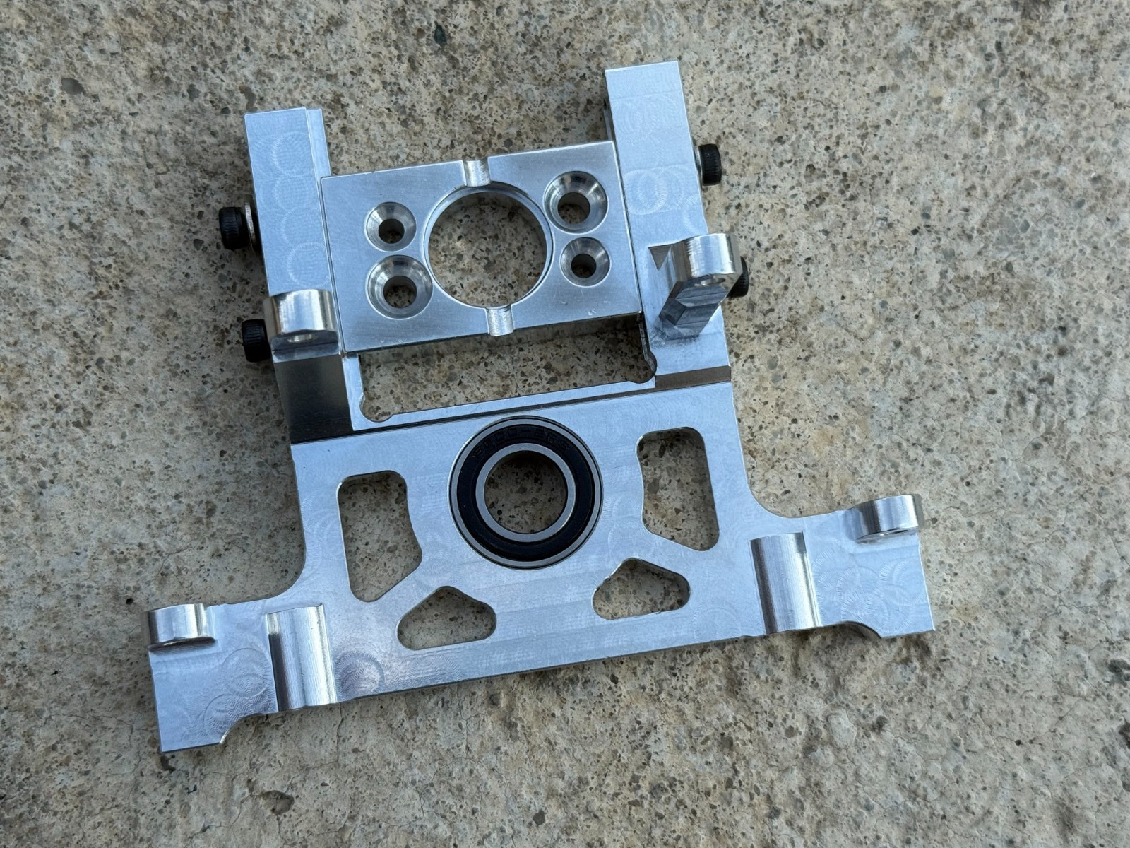 Aluminum Motor Mount FOR Traxxas Rally 4X4 VXL Silver