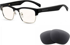 Bluetooth Audio Smart Glasses, Blue Light Glasses for Women and Men, Open Ear So