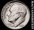 1955 Roosevelt Dime- Silver- Choice Gem Brilliant Uncirculated Luster #J5151