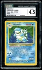 1999 Pokémon Blastoise Holo Base Set #2 CGC 4.5