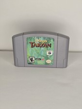 Disney Tarzan Nintendo 64 N64 Authentic Cartridge Tested And Working