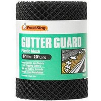 6x20 Plastic Mesh Gutter Guard Black Roof Leaf Filter